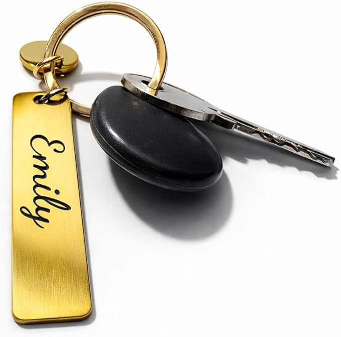 Custom Stainless Steel Keychain – Laser Engraved, Durable Gift for All Occasions