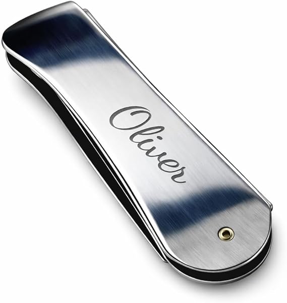 Personalised Laser Engraved Foldable Hair Comb – Portable Travel Comb for Men & Women