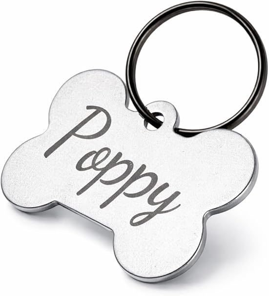 Personalized Laser Engraved Aluminum Pet ID Tag  – Durable & Lightweight